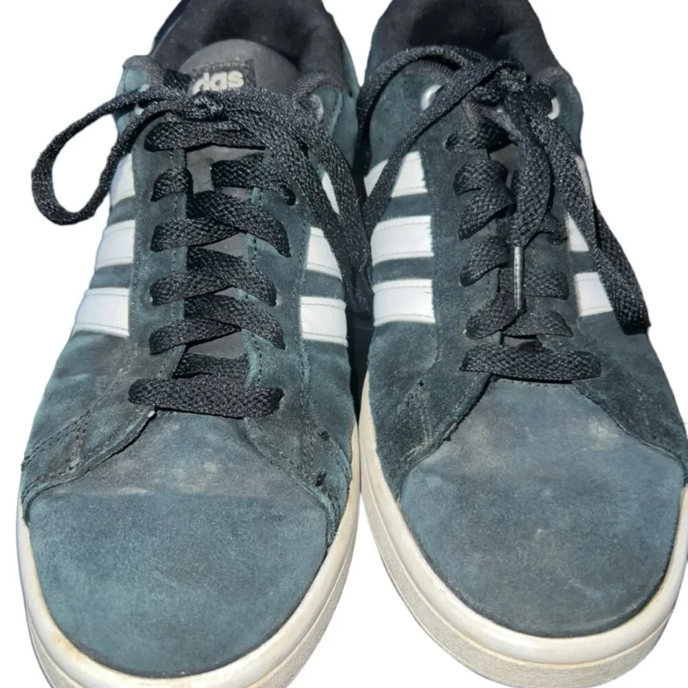 Adidas Men’s Sz 8 Cloudfoam Advantage Shoes‎ HWI 28Y001 ~Black/White~